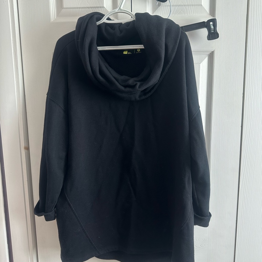 Xersion Black Cowl Neck Women's Sweater